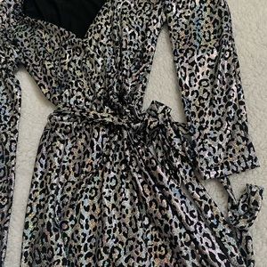 Ladies Wrap Cocktail Dress